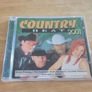 Country Heat 2001 CD - Green Cover